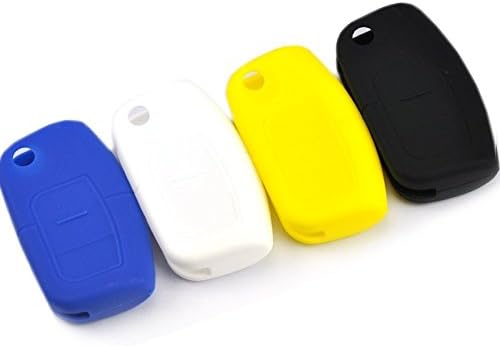 Arctic White Silicon Keyless Entry Remote Smart Key Fob Skin Cover Protector
