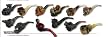 Tobacco Pipes Assorted Set of 12