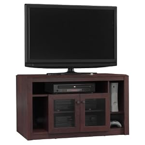 Bush Furniture Myspace Collection, TV Stand, Bing Cherry by