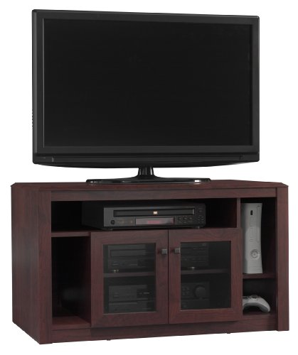 Bush Furniture Myspace Collection, TV Stand, Bing Cherry