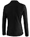 Lende Men's Fashion Lightweight Cotton and Lined One-Button Suit Blazer, Black, Medium