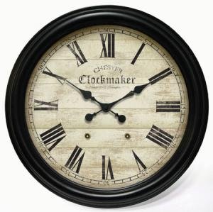 Large Resin Chester Clockmaker Wall Clock