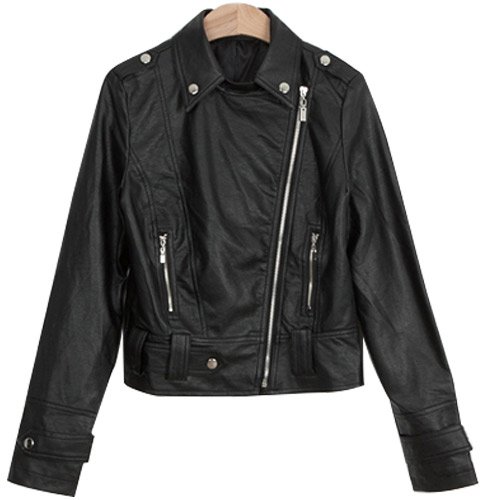 (イイネショップ) eeNeshop シンプル ダブル レザー ライダース ジャケット