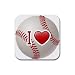 Rubber Square Coaster 4 Pack of I Love Baseball (Astros, Twins, Dodgers, Yankees, Brewers, Oakland Athletics, Mets, Mariners, Phillies, Rays, Pirates, Rangers, Padres, Blue Jays, Giants, Cardinals, Nationals)