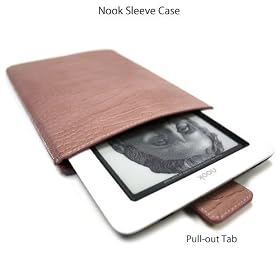 JAVOedge Pink Croc Sleeve for the Barnes & Noble Nook