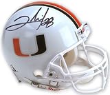 Clinton Portis Miami Hurricanes Autographed Pro Helmet