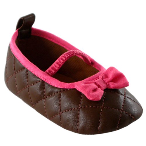 Quilted Mary Jane, Brown, 0-6 months