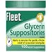 Fleet Glycerin Suppositories Laxative for Constipation, 100 Adult Suppositories