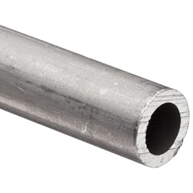 Aluminum 6061-T6 Pipe Schedule 40 1.25" nom. (1.66" OD x 0.14" Wall x 1.38" ID) Cut to 72"