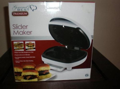 PORTABLE ELECTRIC HAMBURGER GRILL MAKER NEW IN BOX