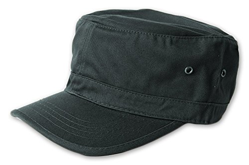 MM Collections Unisex Adjustable GI Cap, Black
