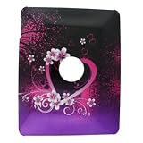 PURPLE HEART SNAP ON HARD SKIN SHELL PROTECTOR BACK COVER CASE FOR APPLE IPAD TABLET WIFI / 3G + LCD SCREEN GUARD