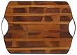 Wood Large Rectangle Cutting Board Tray 12" x 17"