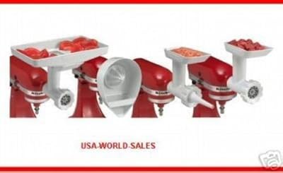 Kitchenaid Kn12ap Stand-mixer Attachment Food Grinder, Sausage Stuffer, Juicer
