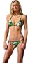 gp-bikini3 Halter Top & Rio Tie Bikini (Green Print) Bikini Top: S \ Bottom: L