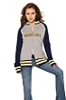 Golden State Warriors Women's Varsity Full Zip Raglan Jacket - by Alyssa Milano