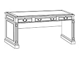 Office Furniture DMI - Table Desk - Executive Office Furniture / Home Office Furniture - 7990-88