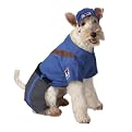 Pet Mailman Costume - Blue/ Gray