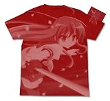 灼眼のシャナII シャナ オールプリントTシャツ レッド サイズ:M