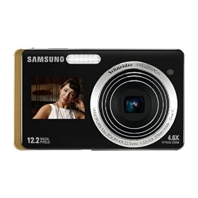 Samsung ST550 Digital Camera - Black/Gold (12MP, 5x Optical Zoom) 3.5 inch LCD