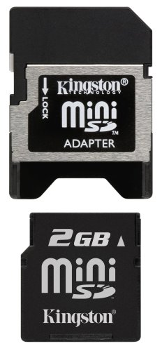 Childrens Toyshop  Electronics : Kingston - Flash memory card ( SD adapter included ) - 2 GB - miniSD