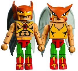  DC Universe MiniMates Wave 5 Hawkman and Hawkgirl