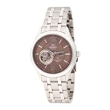 BULOVA Watches:Orient Men's CDB05001T 50m Semi Skeleton 21 Jewels Khaki Watch