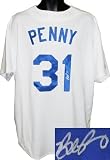 Brad Penny Autographed/Hand Signed Los Angeles Dodgers White Prostyle Jersey