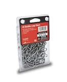 Campbell 5977502 Double Loop Inco Chain in Plastic Clamshell, Zinc Plated, #3 Trade, 0.08" Diameter, 15' Length, 90 lbs Load Capacity