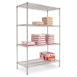 ALESW504824SR - Alera Industrial Wire Shelving Starter Kit