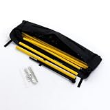 picture of Kickster Academy Ultra Portable Football Goal - Yellow, 8 x 5 ft
