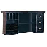 Metro Loft Onyx Hutch - Black