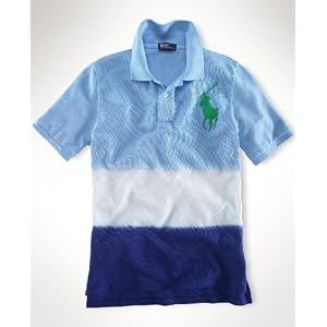 Ralph Lauren Kids Shirt, Little Boys Dip Dyed Polo Shirt