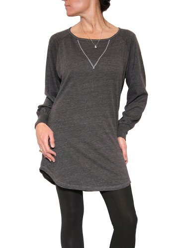 Women's Nation LTD Florence Dress in Heather Charcoal Size S