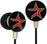 iHip MLF10169HOU MLB Houston Astros Printed Ear Buds, Red/Gold/Black