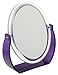 Grace & Co Free Standing Mirror 7X Magnification Purple Base