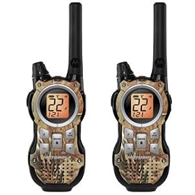 Click here to buy Motorola MR356R 22 Channel 35 Mile Two-Way Radios.