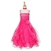 Cinderella Couture Girls Cascading Crystal Organza Rhinestone Party Dress