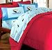 Penguins Winter Wonderland Ice Skating - 3pc Bed Sheet Set - Twin Size