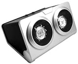 Tech Swiss Double Automatic Watch Winder With Built in Timer Rotates 1 Hour and Rests 3 Hours.