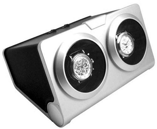 Tech Swiss Double Automatic Watch Winder With Built in Timer Rotates 1 Hour and Rests 3 Hours.