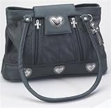 Black Large Genuine Leather Purse