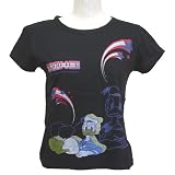 ドナルドダック《スター》2009フレンチスリーブTシャツ【ブラック】☆アパレル通販☆