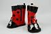 Ladybug Boots for 18 Inch Dolls Including the American Girl Line