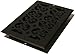Decor Grates ST614W Scroll Design Wall/Ceiling Register, 6x14 Inches, Textured Black