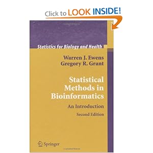 Statistical Methods in Bioinformatics Textbook