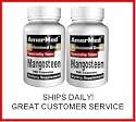 2 BOTTLES Mangosteen Extract Juice 120 Caps in Each Bottle 2060mg Servings 60 Day Supply!