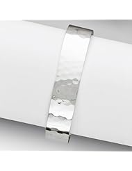 Sterling Silver Hammered Bangle