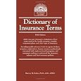 Dictionary Of Insurance Terms (barron's Business Guides) by Harvey W.
