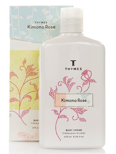 Thymes Body Creme, Kimono Rose, 9.25-Ounce Bottle